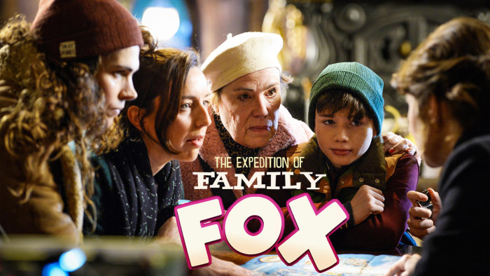 Family Fox on Expedition